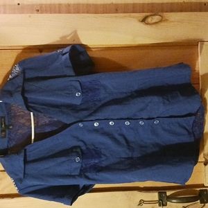 Beautiful blouse with see-through back